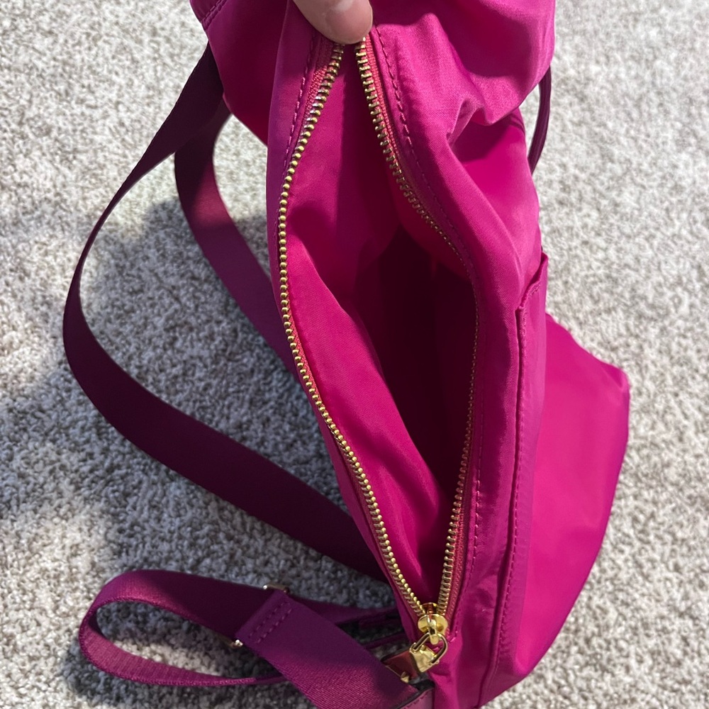 Marc Jacobs Nylon Drawstring Backpack Pink Fuchsi… - image 4